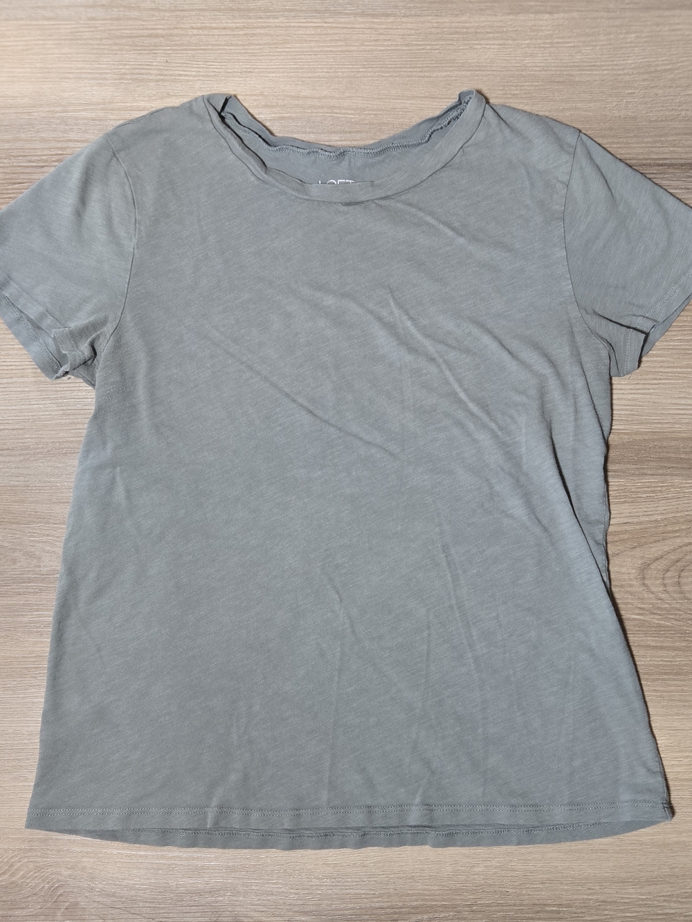 LOFT Short Sleeve Crew Tee in Sage